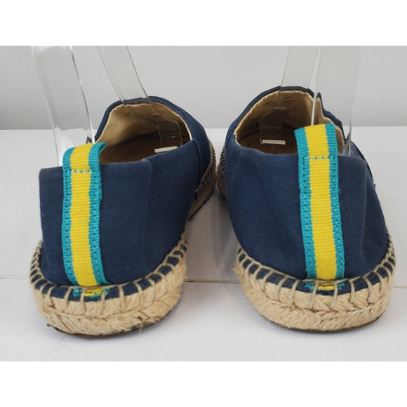 Vera Bradley Embroidered Pineapple Espadrilles Flats Women 7 Slip On Blue Canvas - Picture 6 of 10